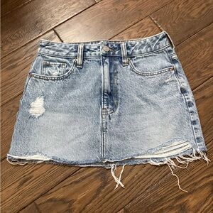 Denim Mini Skirt